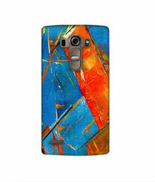 Amazon Brand - Solimo Designer Sky Blue and Orange Canvas 3D Printed Hard Back Case Mobile Cover for LG G4 Stylus