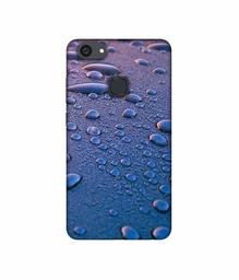 Amazon Brand - Solimo Designer Water Drops UV Printed Soft Back Case Mobile Cover for Vivo V7 Plus