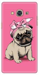 Amazon Brand - Solimo Designer Pug Design 3D Printed Hard Back Case Mobile Cover for Samsung Galaxy J3 Pro