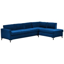 Amazon Brand – Rivet Edgewest Low Back Modern Right L-Sectional, 116