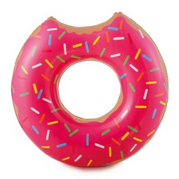 Summer Palms Jumbo Tubo de Donut Esmerilado, Fresa