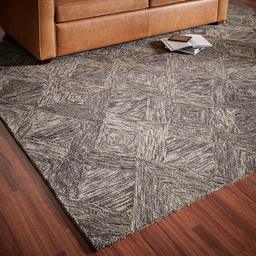 Amazon Brand – Rivet Motion Modern Patterned Wool Area Rug, 8' x 10' 6