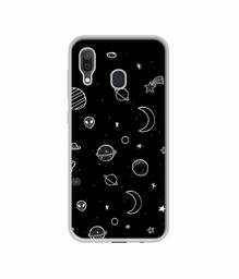 Amazon Brand - Solimo Designer Solar System UV Printed Soft Back Case Mobile Cover for Samsung Galaxy A30