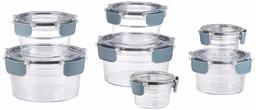 AmazonBasics Tritan Locking Food Storage Container Set