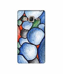 Amazon Brand - Solimo Designer Pebbles Drawing 3D Printed Hard Back Case Mobile Cover for Samsung Z3