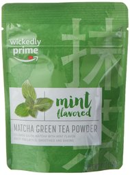 Wickedly Prime Matcha Green Tea Powder, Mint Flavored, Culinary Grade, 2 Ounce