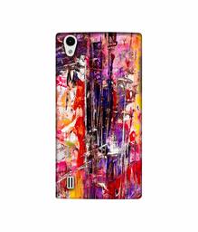 Amazon Brand - Solimo Designer Mashup of Multicolor 3D Printed Hard Back Case Mobile Cover for VIVO Y15