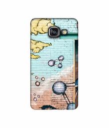 Amazon Brand - Solimo Designer Paintings 3D Printed Hard Back Case Mobile Cover for Samsung Galaxy A3 (2016)