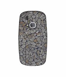 Amazon Brand - Solimo Designer Marble Pices 3D Printed Hard Back Case Mobile Cover for Nokia 3310