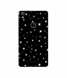 Amazon Brand - Solimo Designer Sperking Stars UV Printed Soft Back Case Mobile Cover for Lava Z80