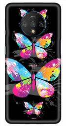 Amazon Brand - Solimo Designer Butterfly Design 3D Printed Hard Back Case Mobile Cover for OnePlus 7T