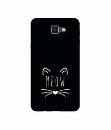 Amazon Brand - Solimo Designer Meow UV Printed Soft Back Case Mobile Cover for Samsung Galaxy J5 Prime