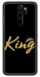 Amazon Brand - Solimo Designer King 3D Printed Hard Back Case Mobile Cover for Xiaomi Redmi Note 8 Pro