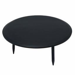 Amazon Brand - Movian - erdap Solid Birch Coffee Table, 90 x 90 x 40 cm, Black