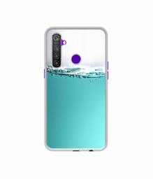 Amazon Brand - Solimo Designer Half Fill UV Printed Soft Back Case Mobile Cover for Realme 5 Pro