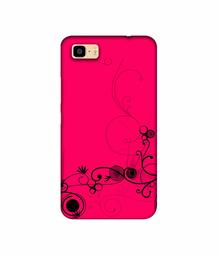 Amazon Brand - Solimo Designer Black Pattern on Pink 3D Printed Hard Back Case Mobile Cover for Asus Zenfone 3S Max