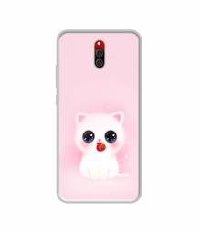 Amazon Brand - Solimo Designer Kitty UV Printed Soft Back Case Mobile Cover for Xiaomi Redmi 8A Dual