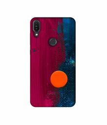 Amazon Brand - Solimo Designer Pink and Blue Brush Texture 3D Printed Hard Back Case Mobile Cover for Asus Zenfone Max Pro M1 ZB601KL