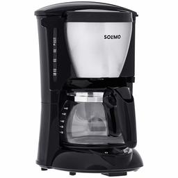 Amazon Brand - Solimo Elan 600 ml Coffee Maker, Silver (Ideal for Black coffee)