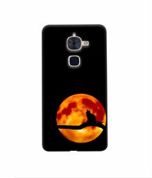 Amazon Brand - Solimo Designer Dark Black Cat 3D Printed Hard Back Case Mobile Cover for LeTV Le 2