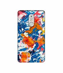 Amazon Brand - Solimo Designer Wax Color Mash On Canvas 3D Printed Hard Back Case Mobile Cover for Lenovo K6 Note