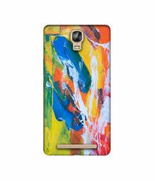 Amazon Brand - Solimo Designer Multicolor Paint On Wall 3D Printed Hard Back Case Mobile Cover for Gionee Marathon M5 Plus