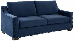 Amazon Brand – Ravenna Home Mayes Sloped Nailhead Sofa, 87