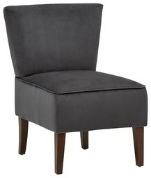 Amazon Brand – Rivet Ashworth Armless Velvet Accent Chair, 21.6