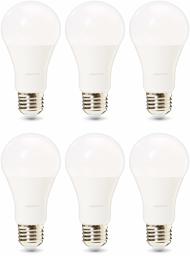 AmazonBasics Professional LED E27 Edison Screw Bulb, 100W Equivalent, Warm White - Pack of 6