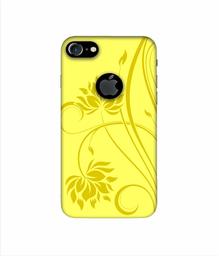 Amazon Brand - Solimo Designer Sunflower Pattern 3D Printed Hard Back Case Mobile Cover for Apple iPhone 7 (with Logo Cut)