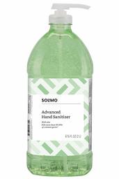 Amazon Brand - Solimo Advanced Hand Sanitizer with Aloe and Vitamin E (institutional size), 2 Liters