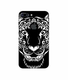 Amazon Brand - Solimo Designer White Tiger 3D Printed Hard Back Case Mobile Cover for Apple iPhone 7 Plus (Logo Cut)