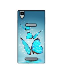 Amazon Brand - Solimo Designer Flying Butterflies UV Printed Soft Back Case Mobile Cover for Panasonic Eluga A2