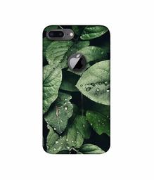 Amazon Brand - Solimo Designer Leafs 3D Printed Hard Back Case Mobile Cover for Apple iPhone 8 Plus (with Logo Cut)