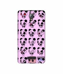 Amazon Brand - Solimo Designer Panda Experation 3D Printed Hard Back Case Mobile Cover for Micromax Canvas Pace 4G Q416