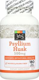 365 Everyday Value, Psyllium Husks 500mg, 180 ct