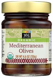 365 Everyday Value, Organic Mediterranean Olives, 4.6 oz