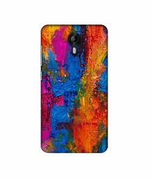 Amazon Brand - Solimo Designer Dark Multicolor Canvas 3D Printed Hard Back Case Mobile Cover for Micromax Canvas Nitro 4G E455