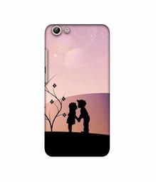 Amazon Brand - Solimo Designer Kiss-ing Couple 3D Printed Hard Back Case Mobile Cover for Vivo Y69