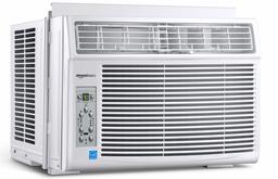 AmazonBasics Window-Mounted Air Conditioner with Remote - Cools 550 Square Feet, 12000 BTU, Energy Star