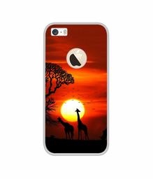 Amazon Brand - Solimo Designer Sunshade UV Printed Soft Back Case Mobile Cover for Apple iPhone 5 / 5S