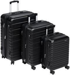 AmazonBasics Hardside Spinner Luggage - 3 Piece Set (20