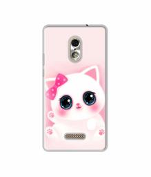 Amazon Brand - Solimo Designer Babby Kitty UV Printed Soft Back Case Mobile Cover for Itel IT1520