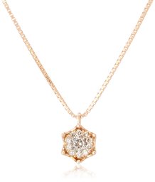 [An AJC Collection] an AJC Collection Diamond K18 pinkugo-rudonekkuresu (0.15 CT) 0442 – 8130 – 0015 – 0000 