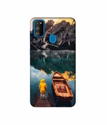 Amazon Brand - Solimo Designer Lake View 3D Printed Hard Back Case Mobile Cover for Samsung Galaxy M21 / M30s