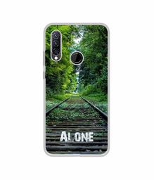 Amazon Brand - Solimo Designer Alone UV Printed Soft Back Case Mobile Cover for Lenovo K10 Plus