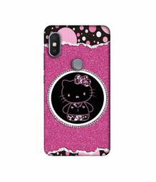 Amazon Brand - Solimo Designer Kitty with Glitter UV Printed Soft Back Case Mobile Cover for Mi Redmi Y2