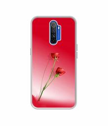 Amazon Brand - Solimo Designer Red Roses UV Printed Soft Back Case Mobile Cover for Oppo Reno Ace/Realme X2 Pro