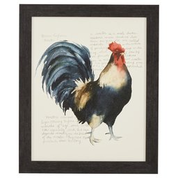 Amazon Brand – Stone & Beam Country Rustic Rooster Print I Wall Art Decor - 19