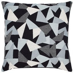 Amazon Brand – Rivet Modern Retro Flair Mosaic Geometric Decorative Throw Pillow, 20